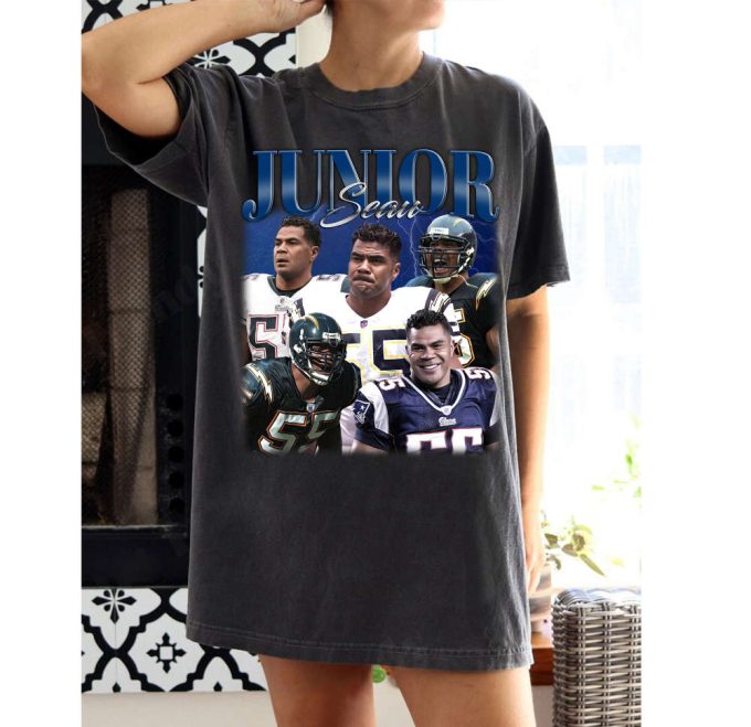 Junior Seau T-Shirt Junior Seau Shirt Junior Seau Tees Junior Seau Sweater Gift For Him Sport Gifts Football Lovers 2