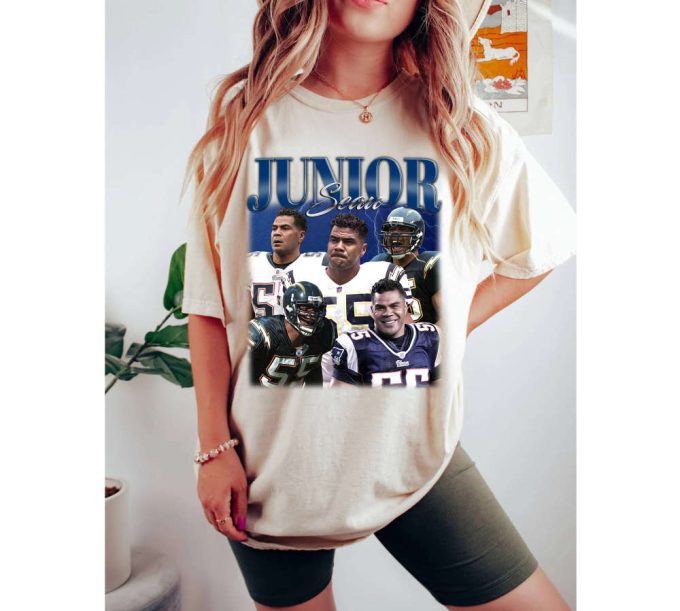 Junior Seau T-Shirt Junior Seau Shirt Junior Seau Tees Junior Seau Sweater Gift For Him Sport Gifts Football Lovers 3