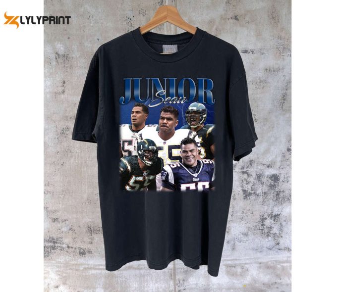 Junior Seau T-Shirt Junior Seau Shirt Junior Seau Tees Junior Seau Sweater Gift For Him Sport Gifts Football Lovers 1