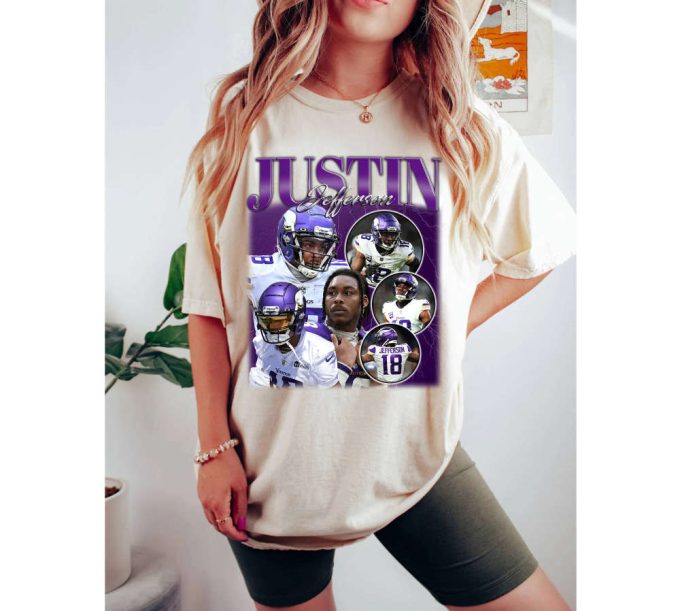 Justin Jefferson T-Shirt Justin Jefferson Shirt Justin Jefferson Tees Jefferson Sweater Sport Gifts Football Lovers 2