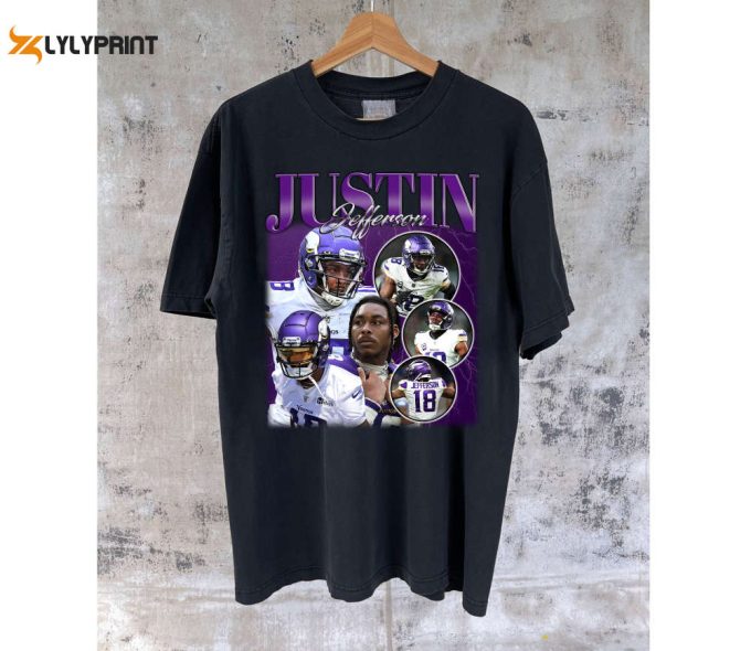 Justin Jefferson T-Shirt Justin Jefferson Shirt Justin Jefferson Tees Jefferson Sweater Sport Gifts Football Lovers 1