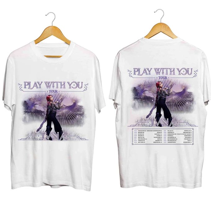 Jvna Play With You Tour 2024 Shirt, Jvna Fan Shirt, Jvna 2024 Concert Shirt, Play With You 2024 Concert Shirt For Fan 2