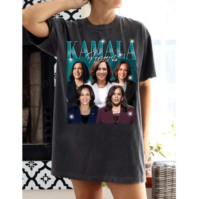 Kamala Harris T-Shirt Kamala Harris Shirt Kamala Harris Tees Kamala Harris Sweater Character Shirt Casual T-Shirt College Shirt 2