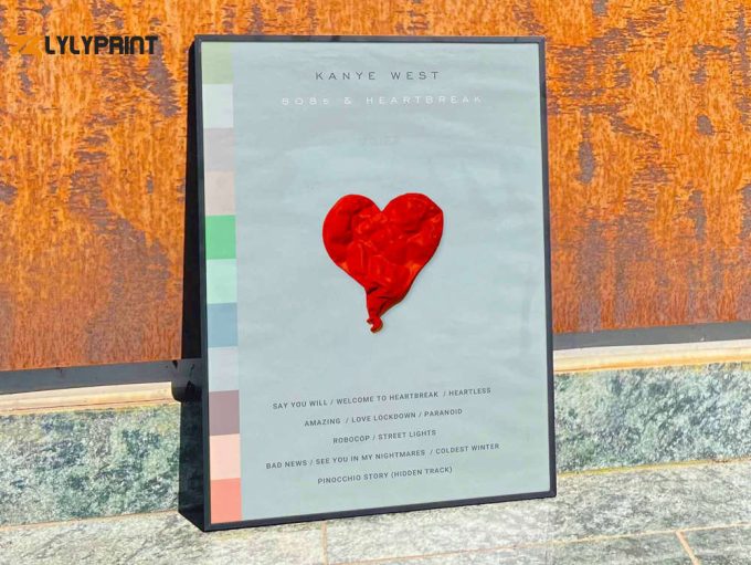 Kanye West &Amp;Quot;808S And Heartbreak&Amp;Quot; Album Cover Poster 1