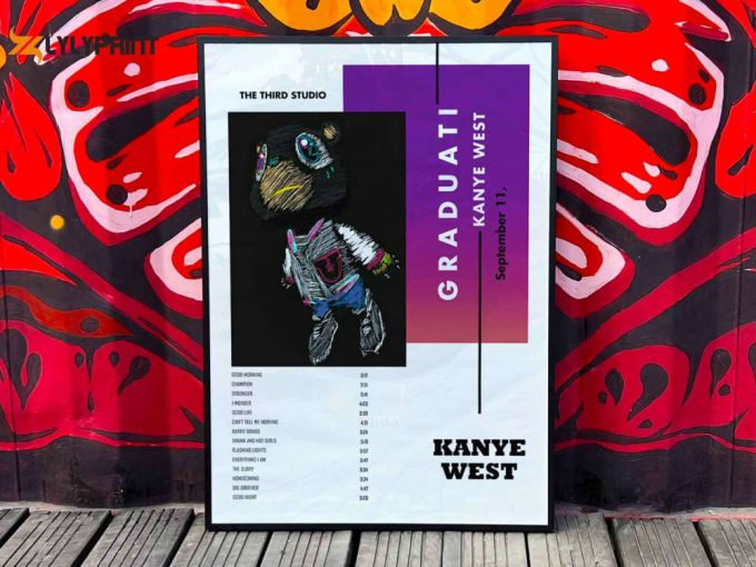 Kanye West &Amp;Quot;Graduation&Amp;Quot; Album Cover Poster 1