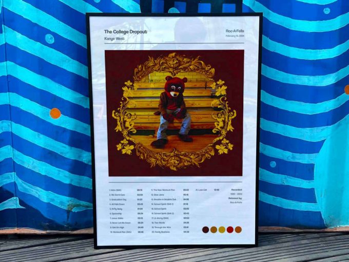 Kanye West &Quot;The College Dropout&Quot; Album Cover Poster 2