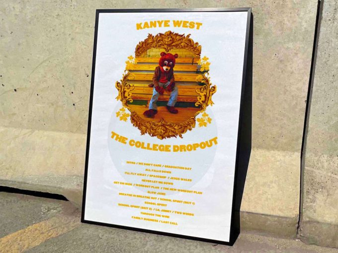 Kanye West &Quot;The College Dropout&Quot; Album Cover Poster 2