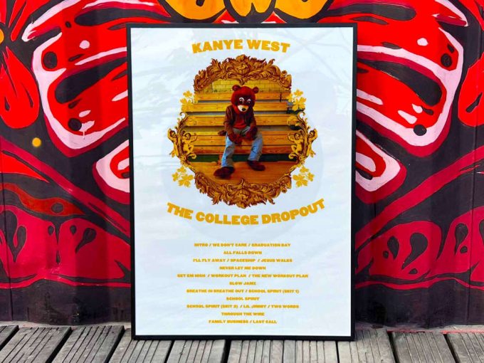 Kanye West &Quot;The College Dropout&Quot; Album Cover Poster 3