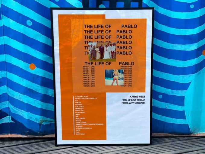 Kanye West &Quot;The Life Of Pablo&Quot; Album Cover Poster 2