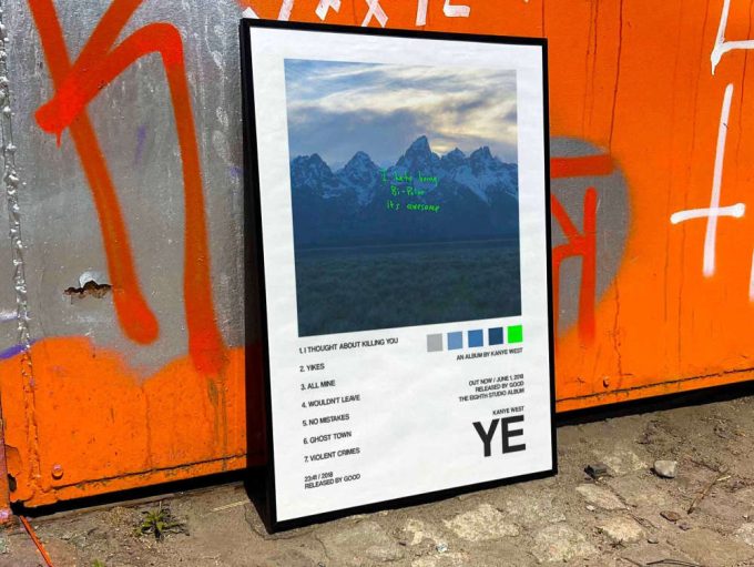 Kanye West &Quot;Ye&Quot; Album Cover Poster 2