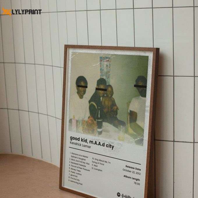 Kendrick Lamar Poster / Good Kid Maad City Poster 1