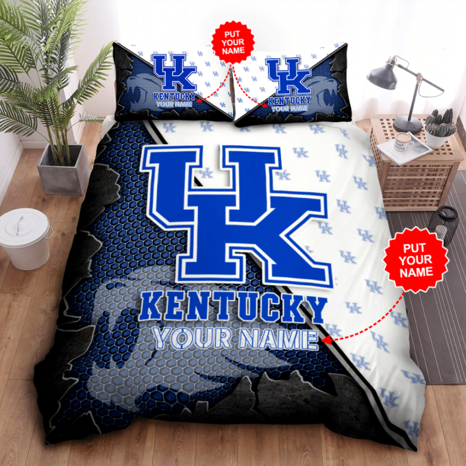 Shop The Kentucky Wildcats Duvet Cover Bedding Set - Bd383 For Ultimate Team Spirit! 2