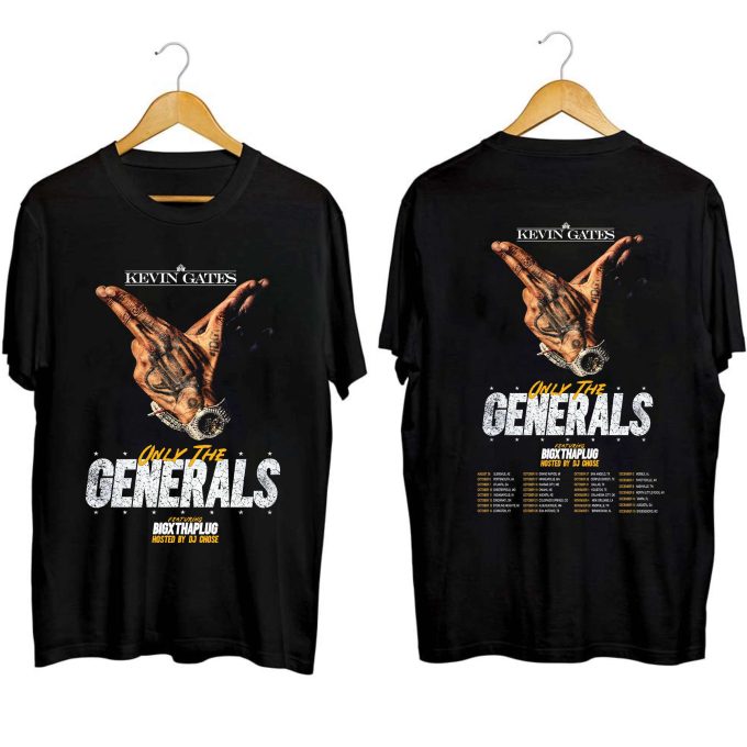 Kevin Gates Only The Generals Tour 2023 Shirt - Official Fan Concert Merch 1