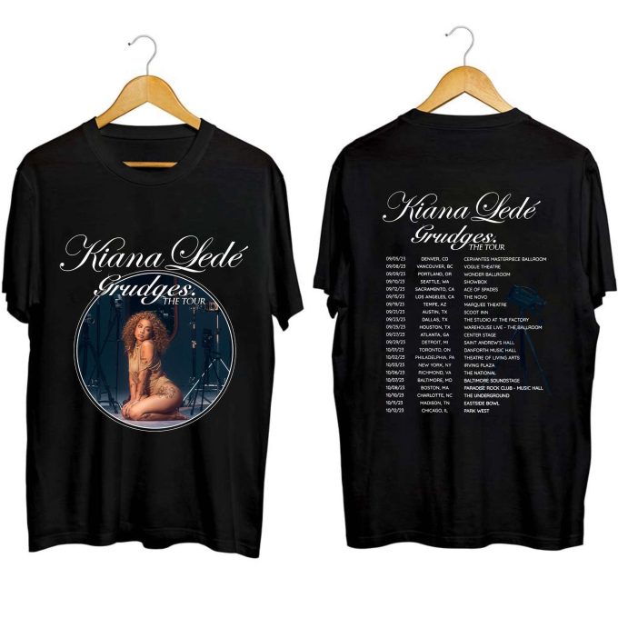 Kiana Ledé The Grudges Tour 2023 Fan Shirt: Concert Merch For True Fans 2