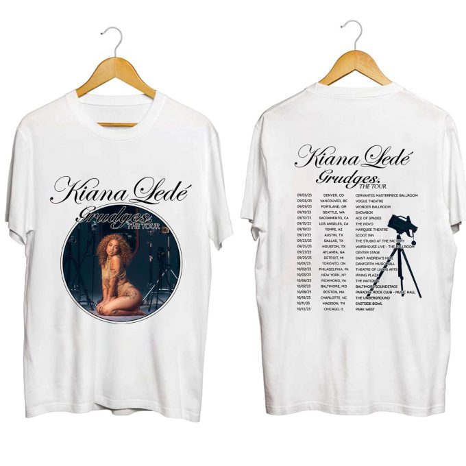 Kiana Ledé The Grudges Tour 2023 Fan Shirt: Concert Merch For True Fans 1