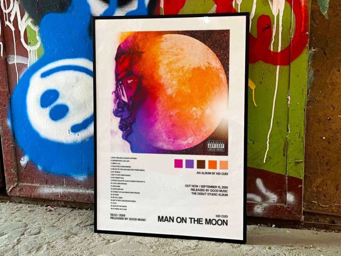 Kid Cudi &Quot;Man On The Moon&Quot; Album Cover Poster #2 2