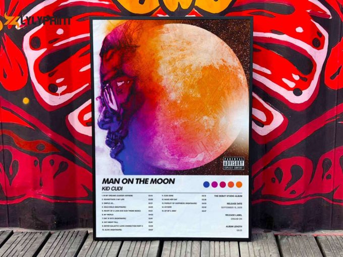 Kid Cudi &Amp;Quot;Man On The Moon End Of The Day&Amp;Quot; Album Cover Poster #6 1