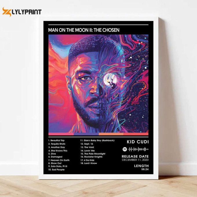 Kid Cudi Man On The Moon Iii Album Cover Poster 2