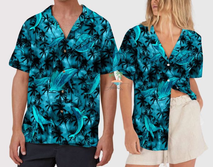 Killer Whale Hawaiian Shirt, Save The Whales Hawaii Shirt 5
