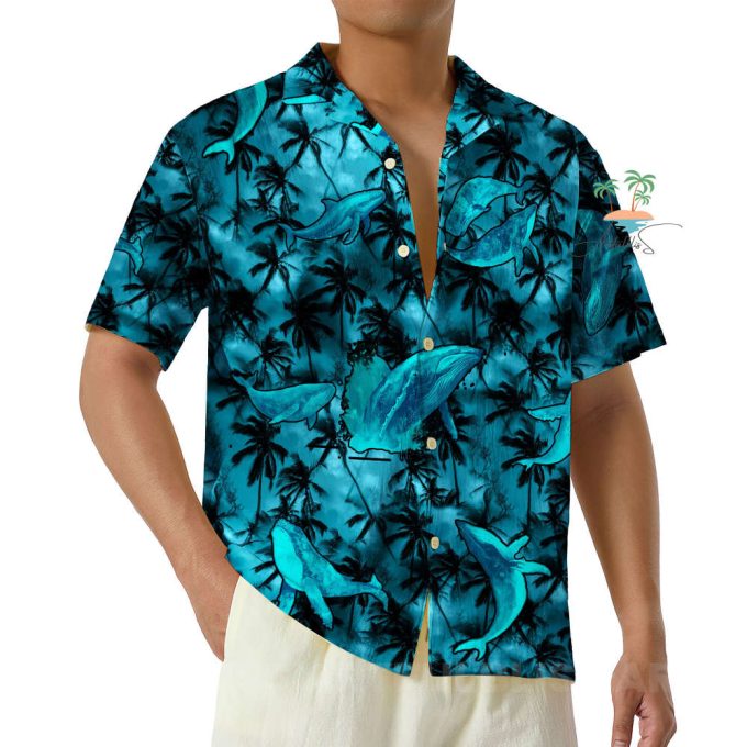 Killer Whale Hawaiian Shirt, Save The Whales Hawaii Shirt 6