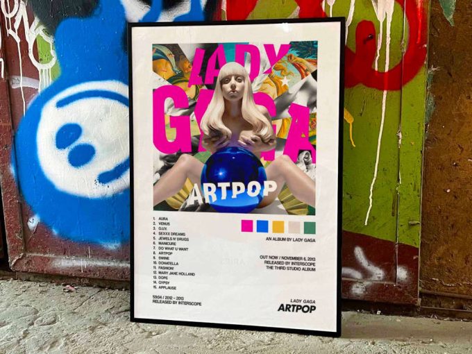 Lady Gaga &Quot;Artpop&Quot; Album Cover Poster #2 2