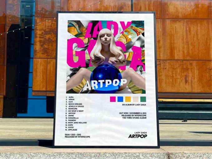 Lady Gaga &Quot;Artpop&Quot; Album Cover Poster #2 3