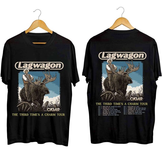 Lagwagon The Third Time'S A Charm Tour Shirt, Lagwagon Band Fan Shirt, Lagwagon 2023 Concert Shirt, The Third Time'S A Charm Concert Shirt 2