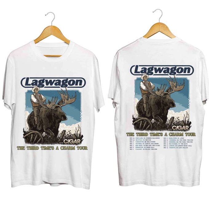 Lagwagon The Third Time'S A Charm Tour Shirt, Lagwagon Band Fan Shirt, Lagwagon 2023 Concert Shirt, The Third Time'S A Charm Concert Shirt 1