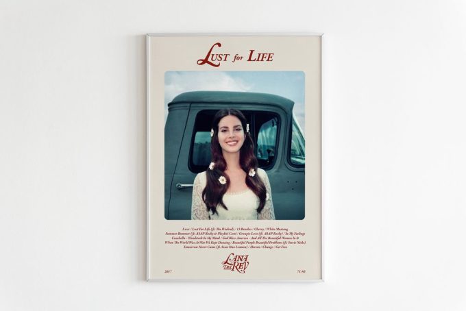 Lana Del Rey 'Lust For Life' Album Poster 2