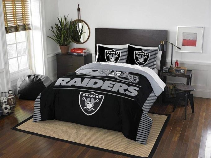 Las Vegas Raiders Duvet Cover Bedding Set Gift For Fans 2024 Bd389 2