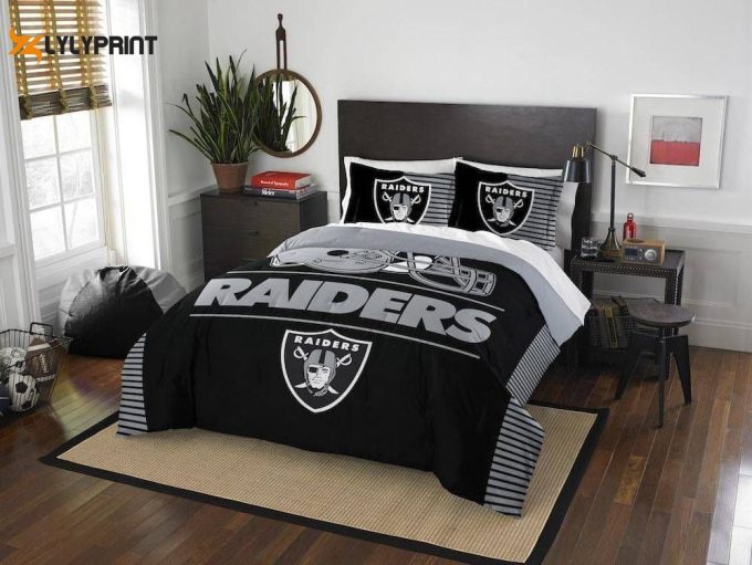 Las Vegas Raiders Duvet Cover Bedding Set Gift For Fans 2024 Bd389 1