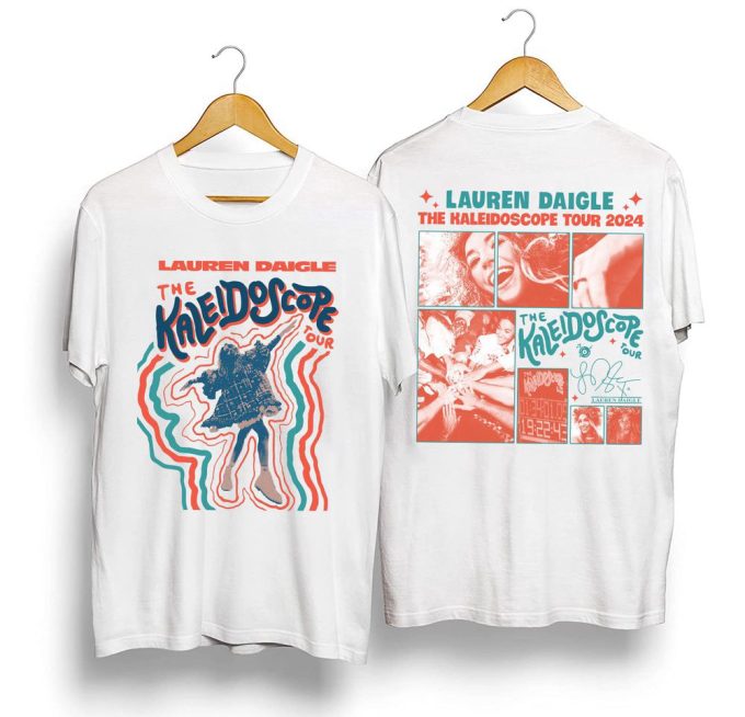 Lauren Daigle The Kaleidoscope Tour 2024 T-Shirt Sweatshirt, Lauren Daigle Concert, Music Concert Gift, 2024 Tour Shirt, Thank God I Do 3