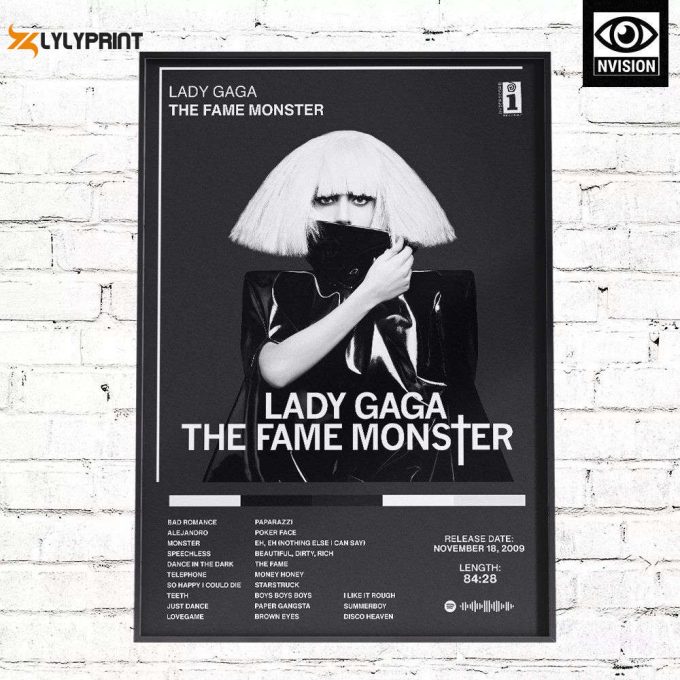 Ld Gaga - The Fame Monster Poster 2