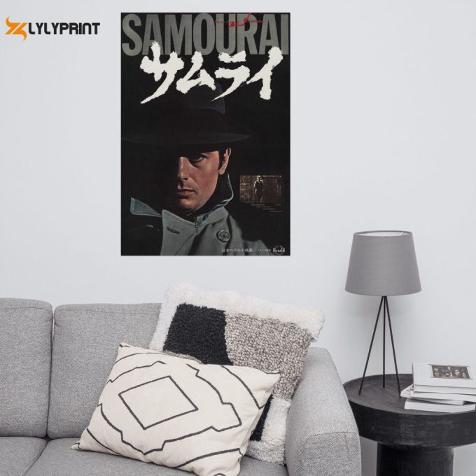 Le Samourai (1967) - Vintage Japanese Movie Poster 2