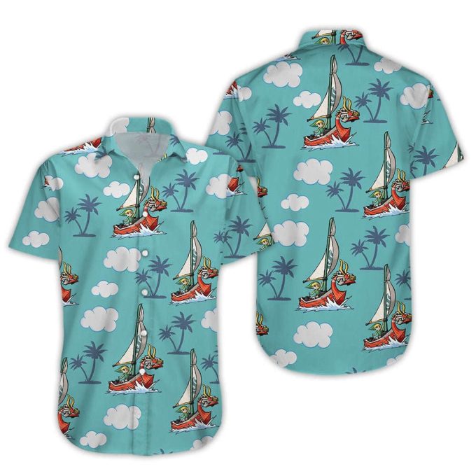 Legend Of Zelda The Wind Waker Hawaiian Shirt And Beach Shorts 2