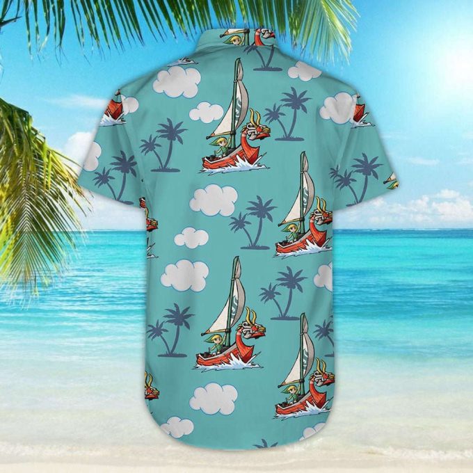 Legend Of Zelda The Wind Waker Hawaiian Shirt And Beach Shorts 4