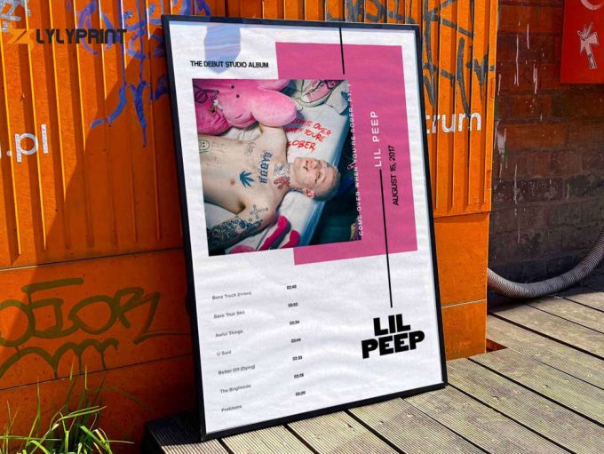 Lil Peep &Amp;Quot;Come Over When You&Amp;Quot;Re Sober, Pt. 1&Amp;Quot; Album Cover Poster 1