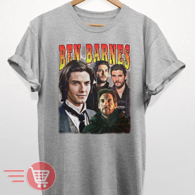 Limited Ben Barnes Vintage T-Shirt, Gift For Women And Man Unisex T-Shirt 2