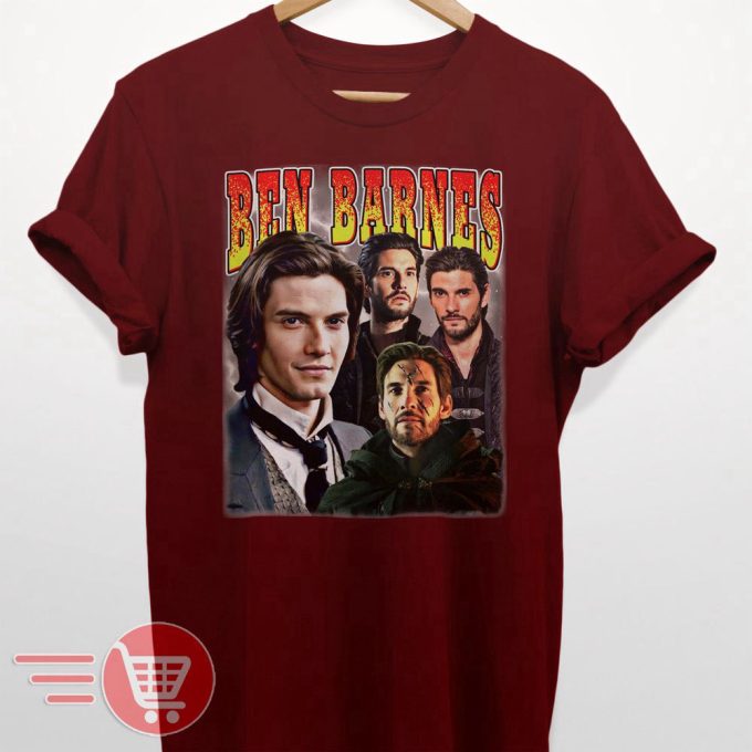 Limited Ben Barnes Vintage T-Shirt, Gift For Women And Man Unisex T-Shirt 3