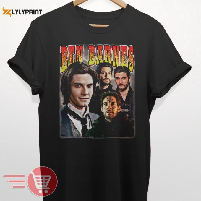 Limited Ben Barnes Vintage T-Shirt, Gift For Women And Man Unisex T-Shirt 1