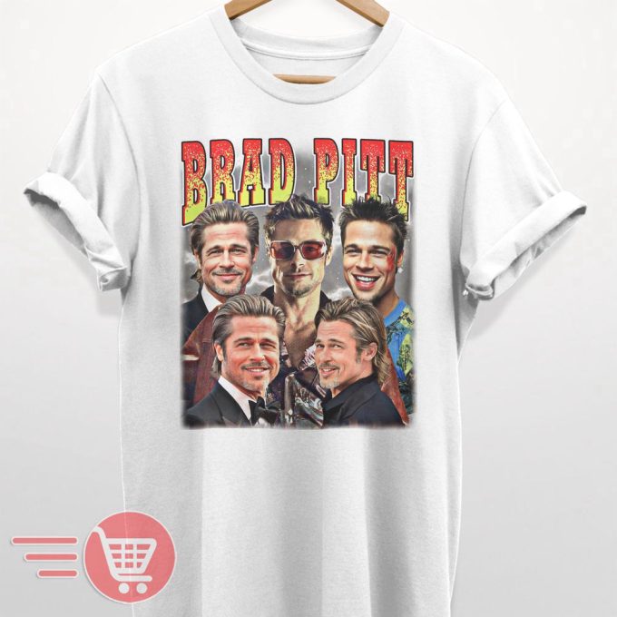 Limited Brad Pitt Vintage T-Shirt Gift For Women And Man Unisex T-Shirt 4