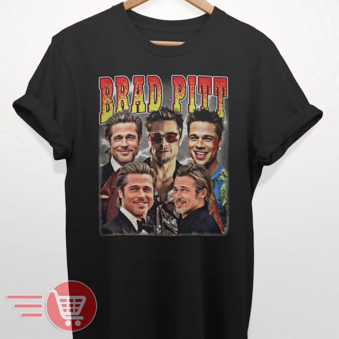 Limited Brad Pitt Vintage T-Shirt Gift For Women And Man Unisex T-Shirt 1