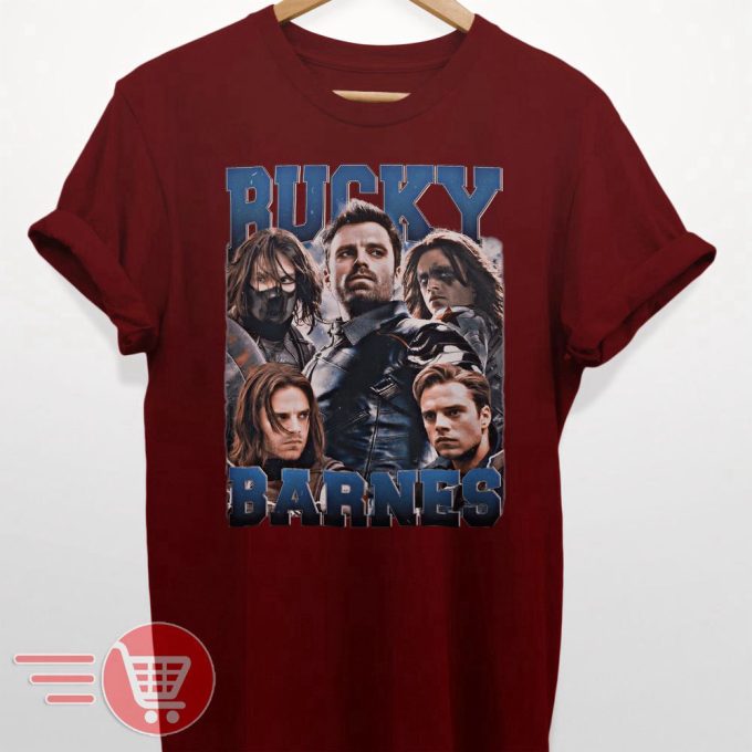 Limited Bucky Barnes Vintage T-Shirt, Gift For Women And Man Unisex T-Shirt 3