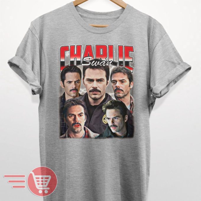 Limited Charlie Swan Vintage T-Shirt, Gift For Women And Man Unisex T-Shirt 2