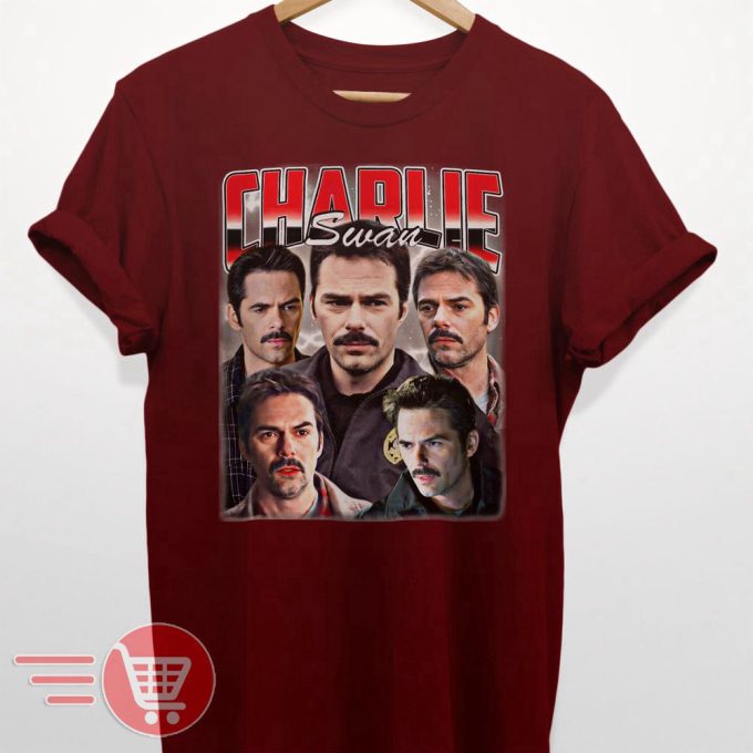 Limited Charlie Swan Vintage T-Shirt, Gift For Women And Man Unisex T-Shirt 3