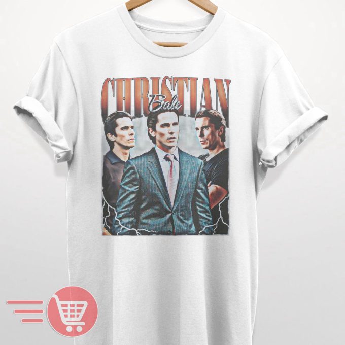 Limited Christian Bale Vintage T-Shirt Gift For Women And Man Unisex T-Shirt 4