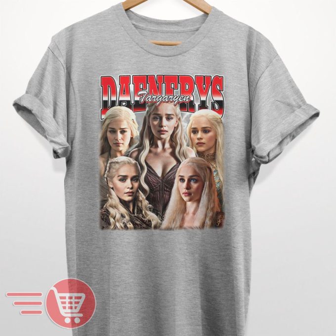 Limited Daenerys Targaryen Vintage T-Shirt, Gift For Women And Man Unisex T-Shirt 2