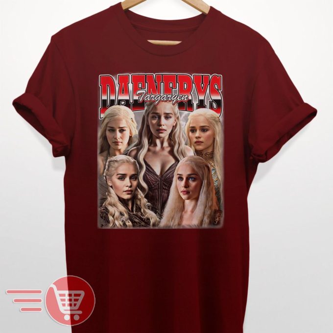 Limited Daenerys Targaryen Vintage T-Shirt, Gift For Women And Man Unisex T-Shirt 3