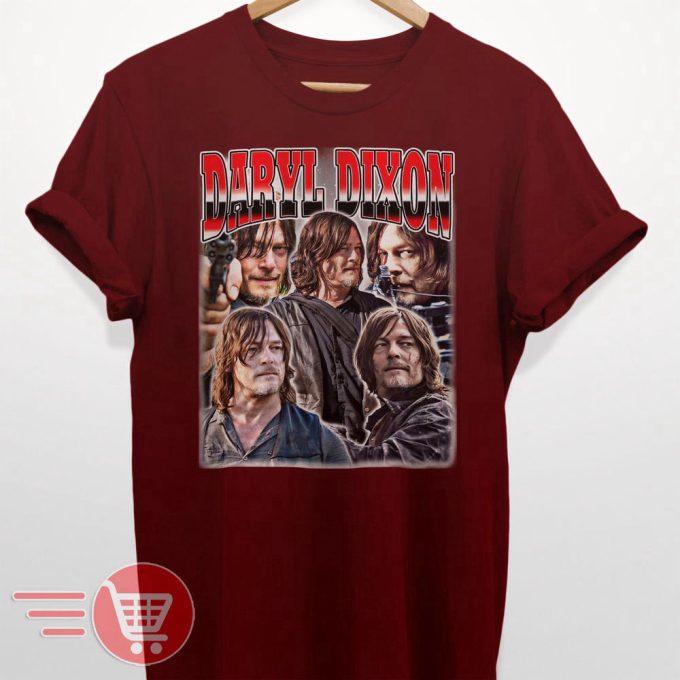 Limited Daryl Dixon Vintage T-Shirt, Gift For Women And Man Unisex T-Shirt 3