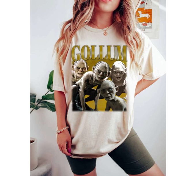 Limited Gollum T-Shirt Gollum Shirt Gollum Tees Gollum Sweater Vintage Movie Vintage T-Shirt Classic Movie Birthday Gifts 3